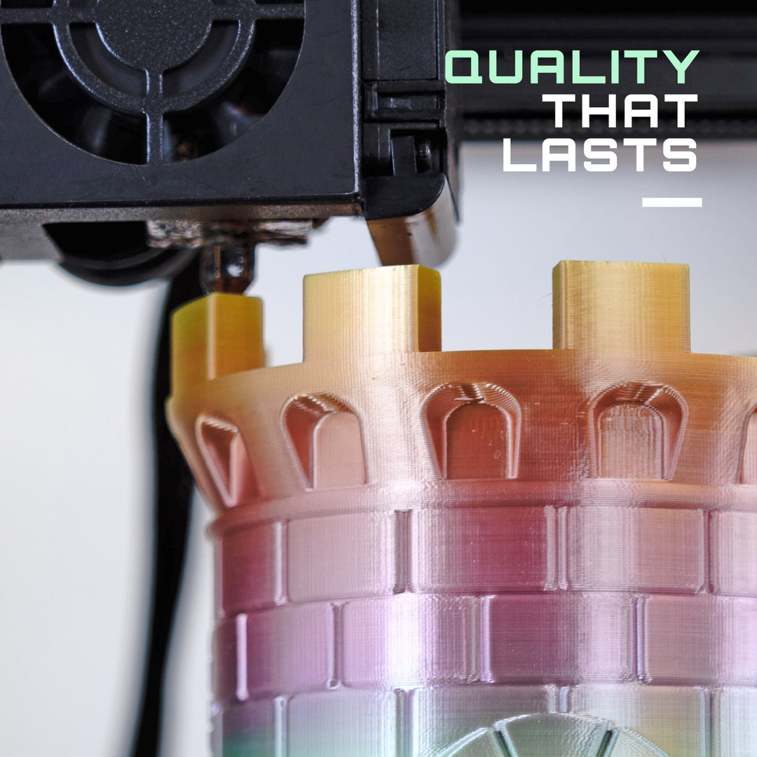 LIGHT RAINBOW PLA FILAMENT - 1.75MM, 1KG SPOOL