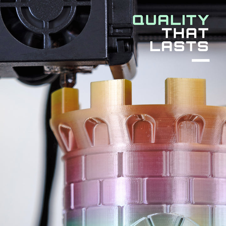 LIGHT RAINBOW PLA FILAMENT - 1.75MM, 1KG SPOOL