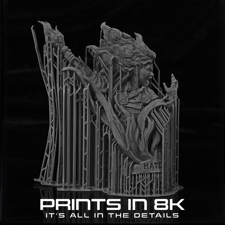 Dark Gray 8K 3D Printer Resin PRO - 405nm, 1000ml Bottle