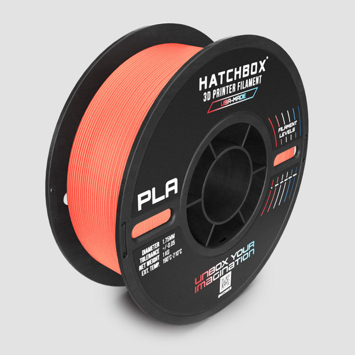 CORAL PLA MAX FILAMENT - 1.75MM, 1KG SPOOL