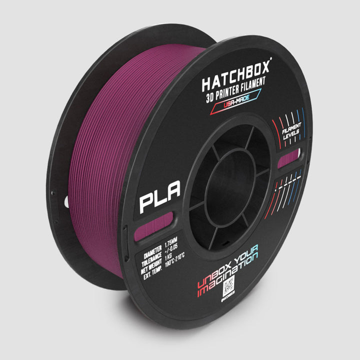 DARK RASPBERRY PLA MAX FILAMENT - 1.75MM, 1KG SPOOL