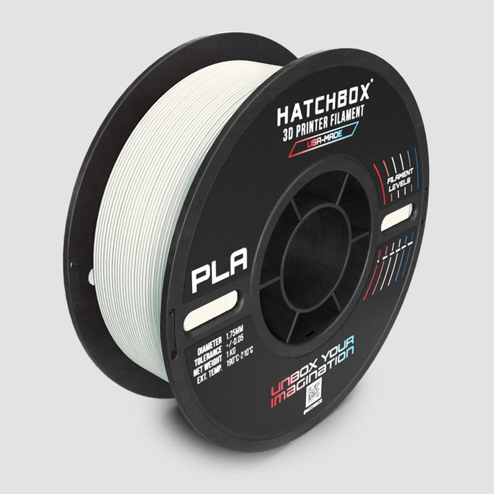 WHITE PLA MAX FILAMENT - 1.75MM, 1KG SPOOL