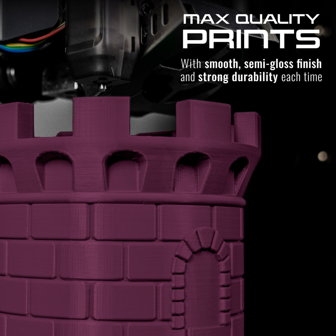 DARK RASPBERRY PLA MAX FILAMENT - 1.75MM, 1KG SPOOL