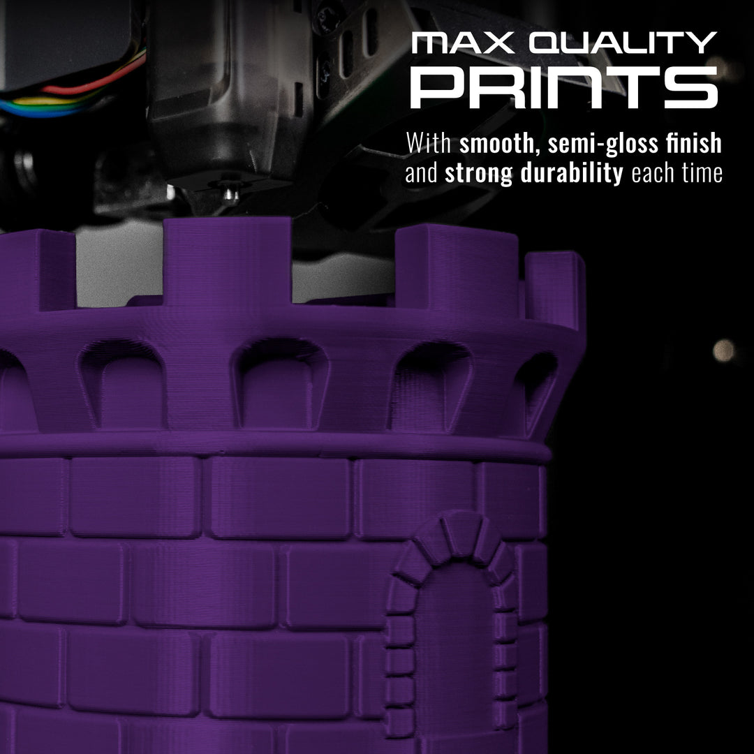 MIDNIGHT PURPLE PLA MAX FILAMENT - 1.75MM, 1KG SPOOL