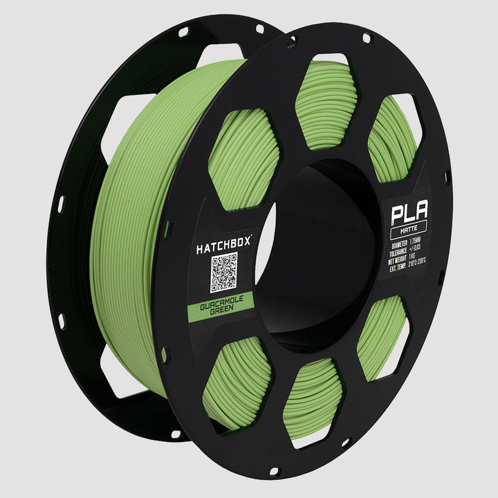 GUACAMOLE GREEN MATTE PLA FILAMENT - 1.75MM, 1KG SPOOL