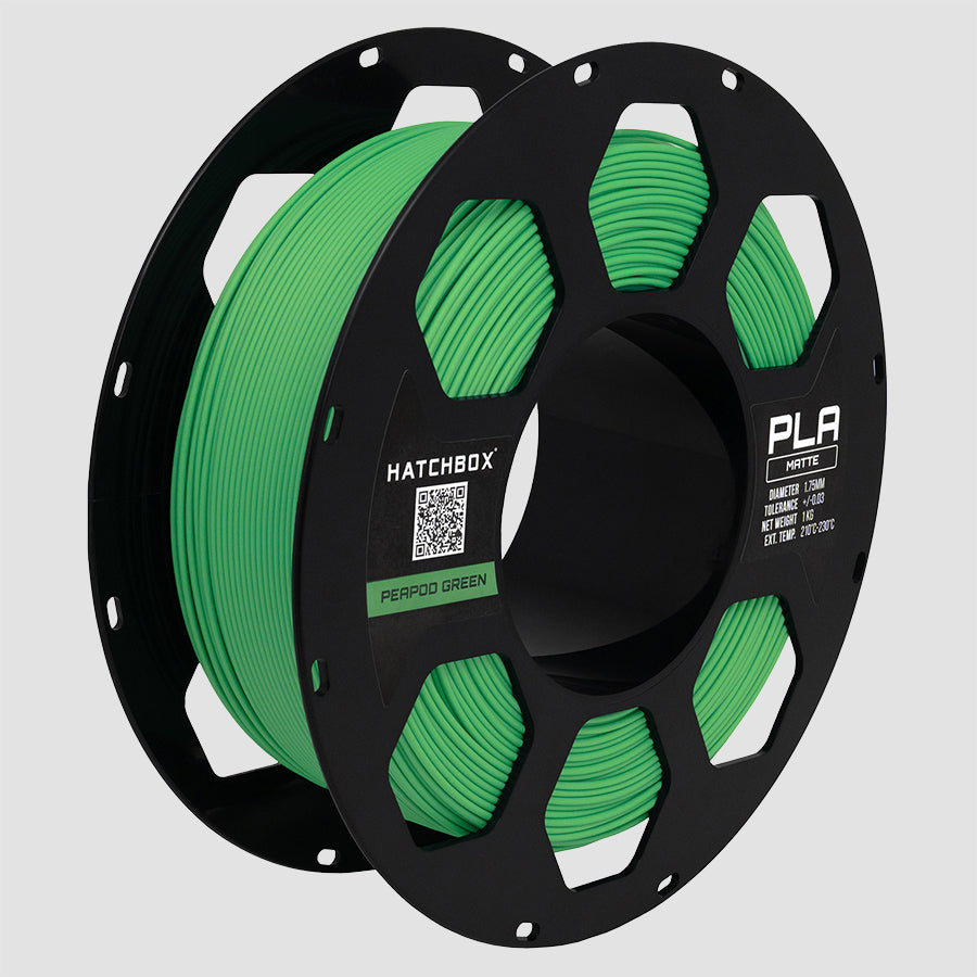 PEOPOD GREEN MATTE PLA FILAMENT - 1.75MM, 1KG SPOOL