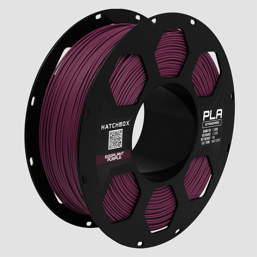 EGGPLANT PURPLE PLA FILAMENT - 1.75MM, 1KG SPOOL