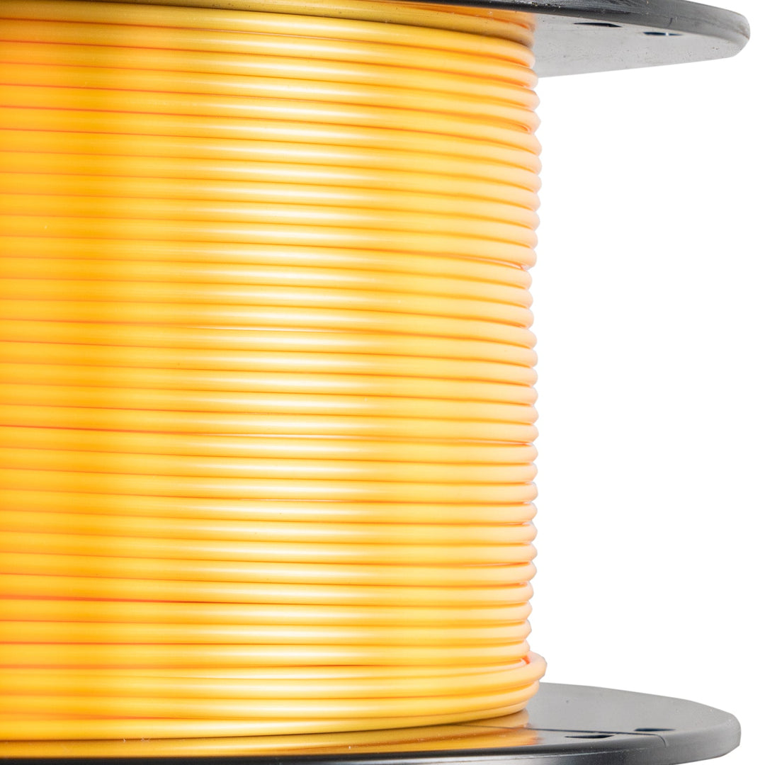 METALLIC FINISH ORANGE PLA FILAMENT - 1.75MM, 1KG SPOOL