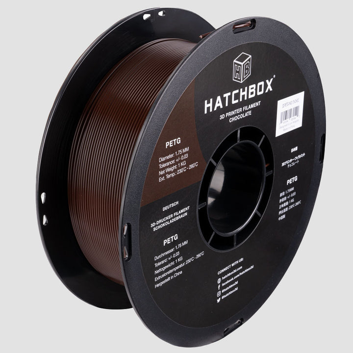 CHOCOLATE PETG FILAMENT - 1.75MM, 1KG SPOOL