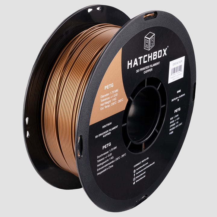 COPPER PETG FILAMENT - 1.75MM, 1KG SPOOL