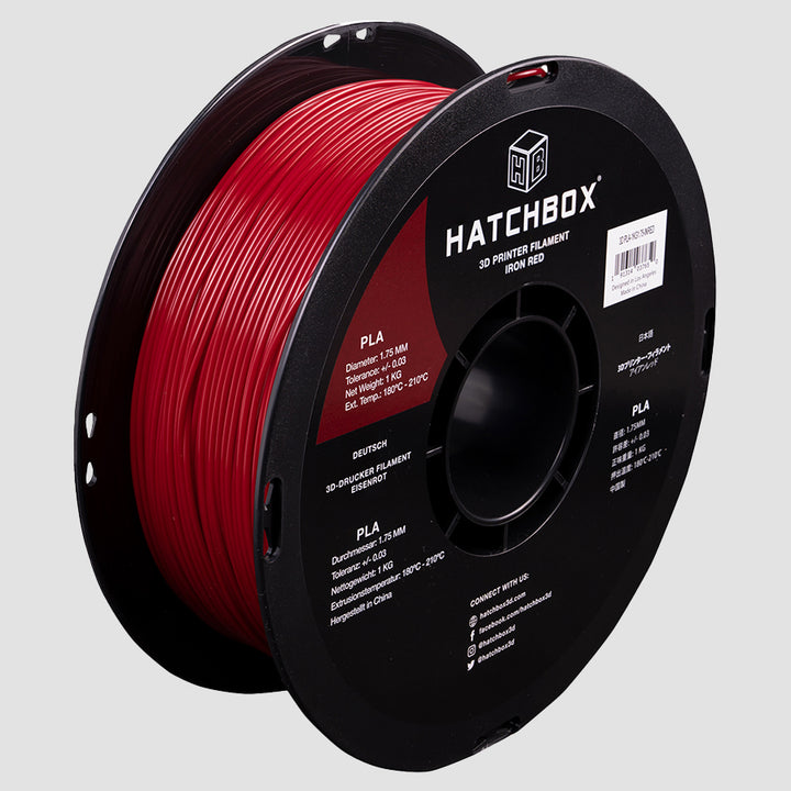 IRON RED PLA FILAMENT - 1.75MM, 1KG SPOOL