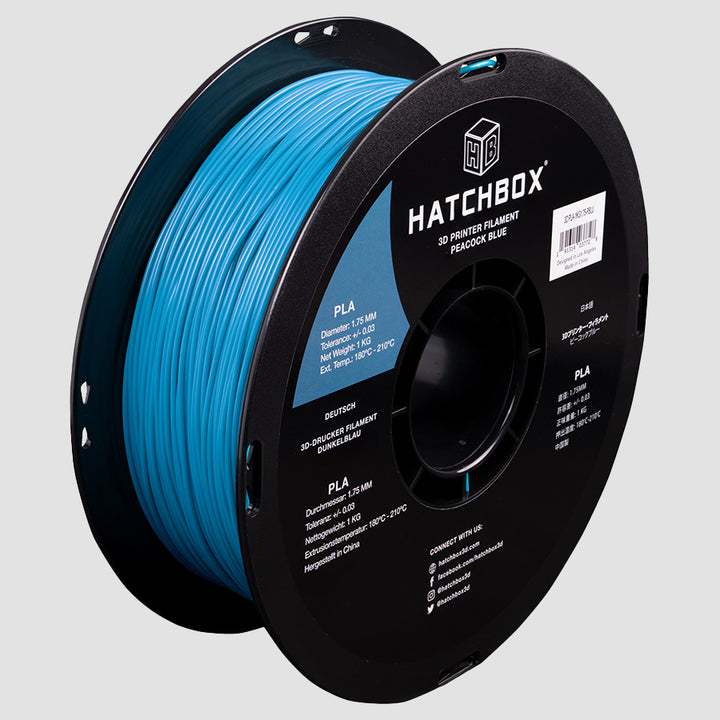 PEACOCK BLUE PLA FILAMENT - 1.75MM, 1KG SPOOL