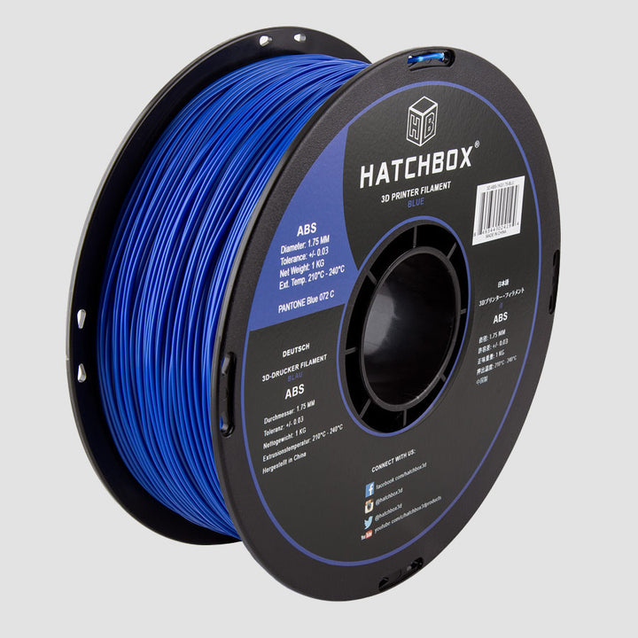 BLUE ABS FILAMENT - 1.75MM, 1KG SPOOL