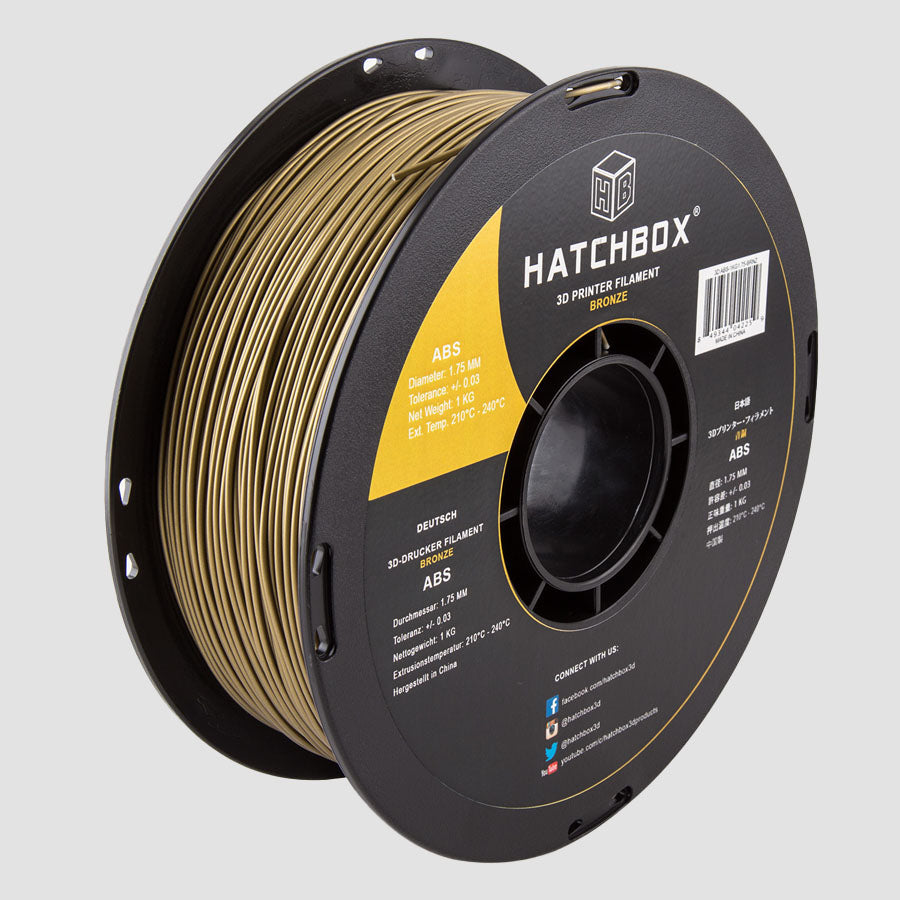 BRONZE ABS FILAMENT - 1.75MM, 1KG SPOOL