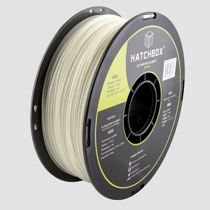 GLOW IN THE DARK ABS FILAMENT - 3.00MM, 1KG SPOOL