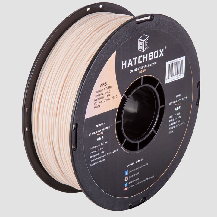 BEIGE ABS FILAMENT - 1.75MM, 1KG SPOOL