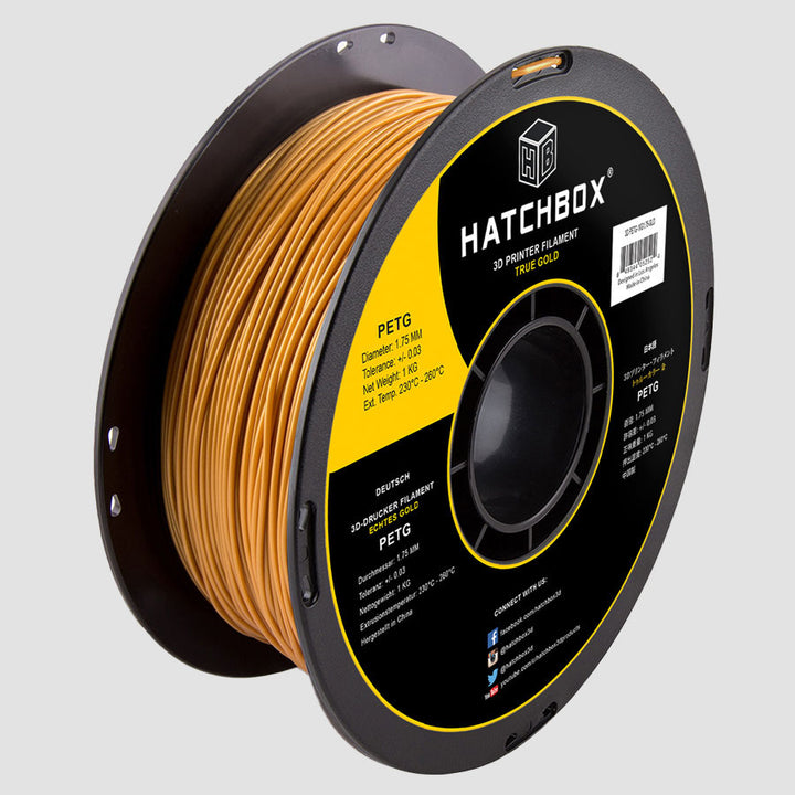 GOLD PETG FILAMENT - 1.75MM, 1KG SPOOL