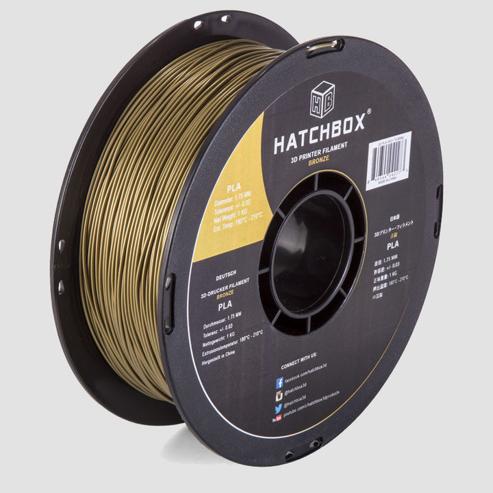 BRONZE PLA FILAMENT - 1.75MM, 1KG SPOOL