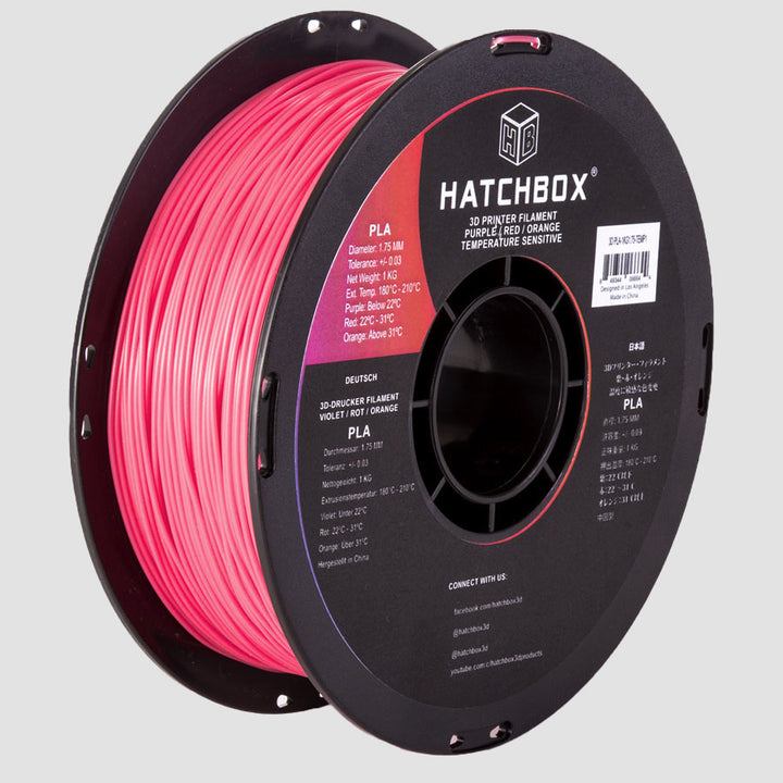 TEMPERATURE COLOR CHANGING PLA FILAMENT - 1.75MM, 1KG SPOOL