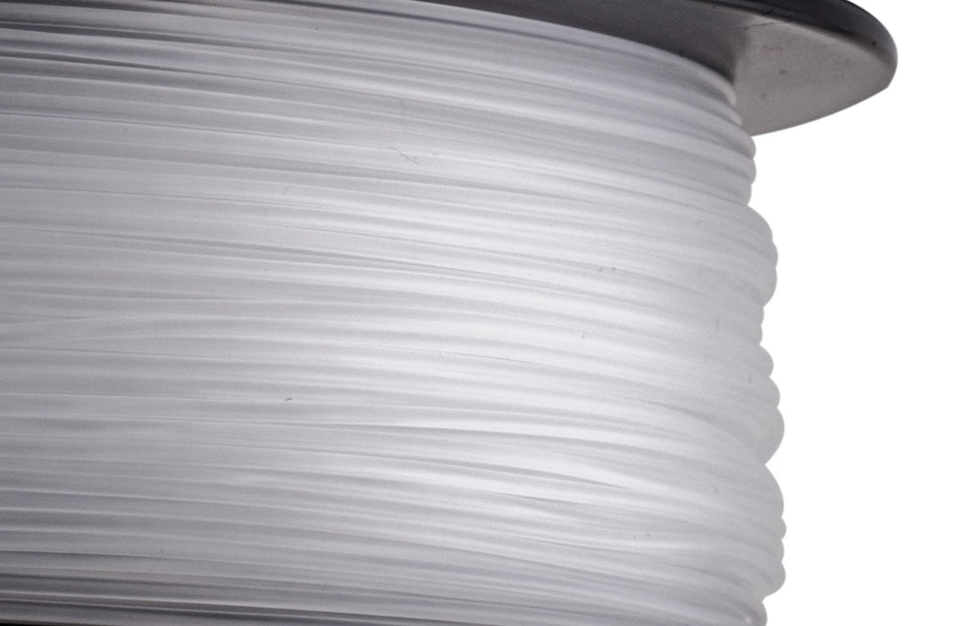 TRANSPARENT WHITE PLA FILAMENT - 1.75MM, 1KG SPOOL