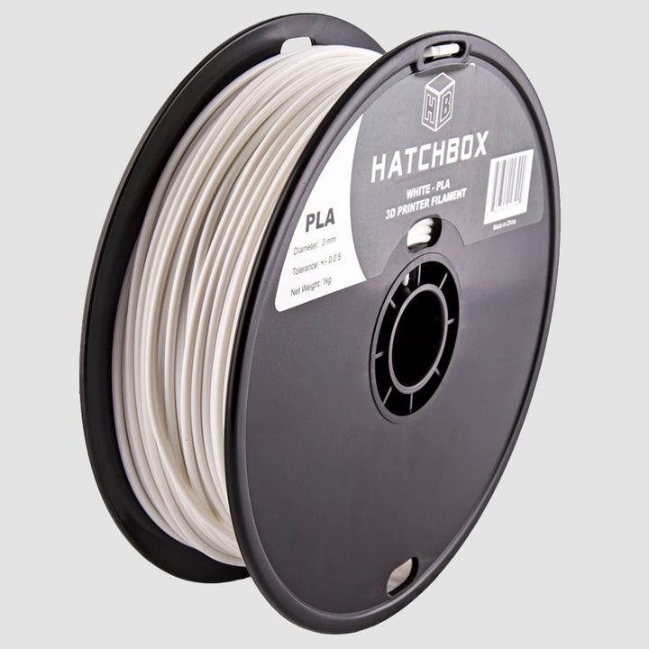 WHITE PLA FILAMENT - 3.00MM, 1KG SPOOL