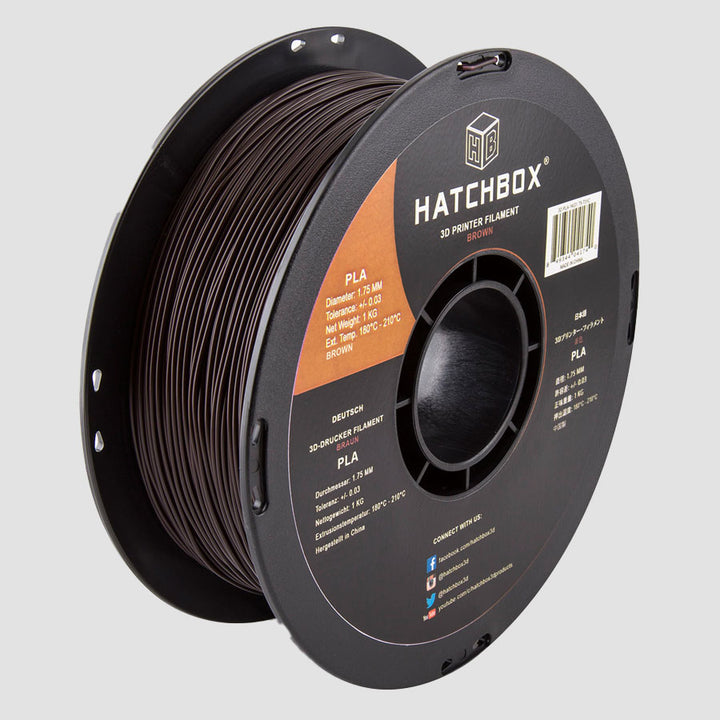 BROWN PLA FILAMENT - 1.75MM, 1KG SPOOL