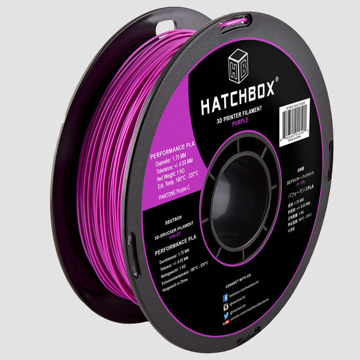 PURPLE PERFORMANCE PLA FILAMENT - 1.75MM, 1KG SPOOL