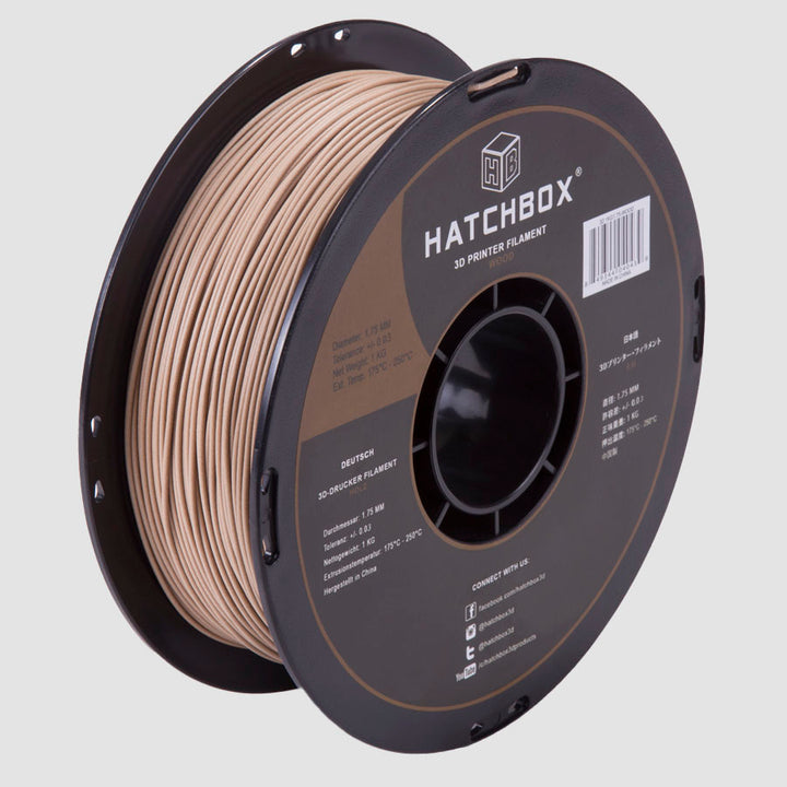 WOOD PLA FILAMENT - 1.75MM, 1KG SPOOL