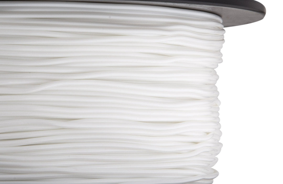 WHITE TPU FILAMENT - 1.75MM, 1KG SPOOL (SHORE 95A)