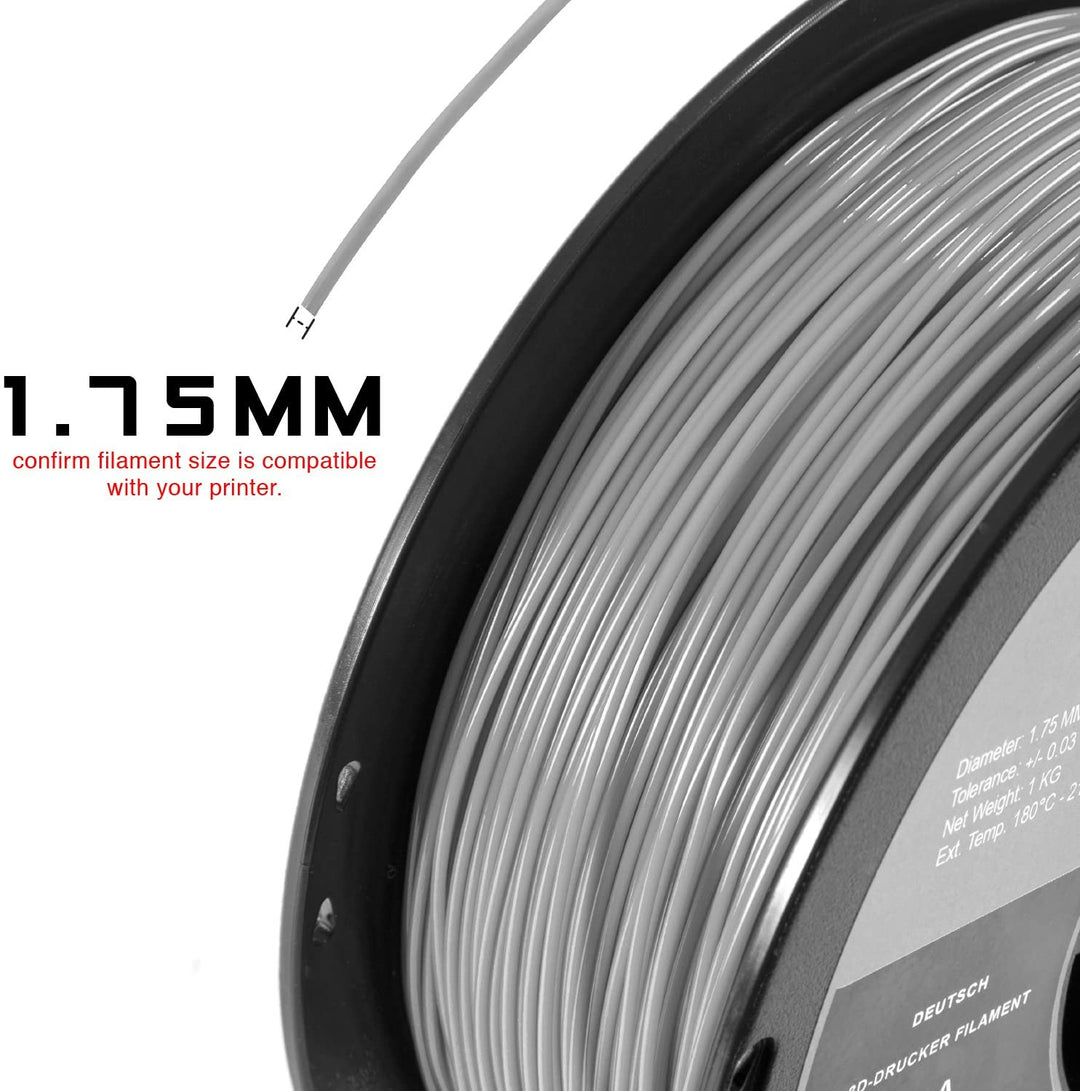 BROWN MATTE PLA FILAMENT - 1.75MM, 1KG SPOOL