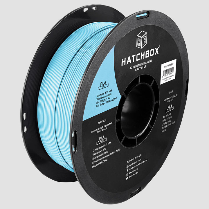 BABY BLUE PLA PRO+ FILAMENT - 1.75MM, 1KG SPOOL