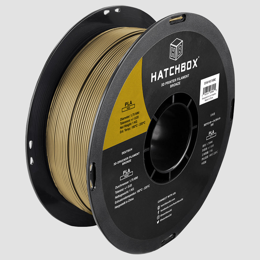 BRONZE PLA PRO+ FILAMENT - 1.75MM, 1KG SPOOL