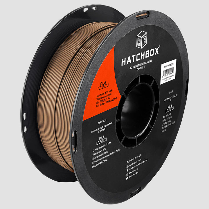 COPPER PLA PRO+ FILAMENT - 1.75MM, 1KG SPOOL