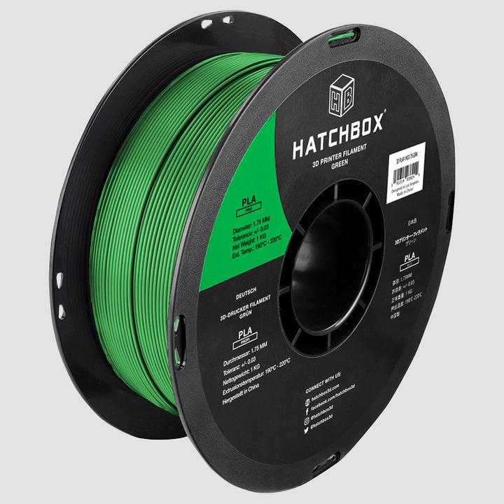 GREEN PLA PRO+ FILAMENT - 1.75MM, 1KG SPOOL