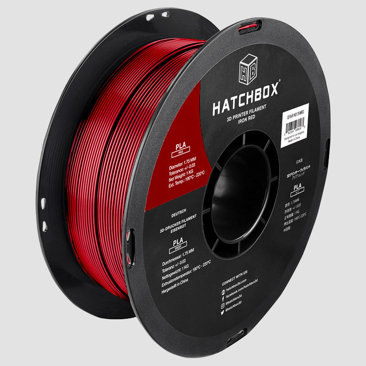 IRON RED PLA PRO+ FILAMENT - 1.75MM, 1KG SPOOL