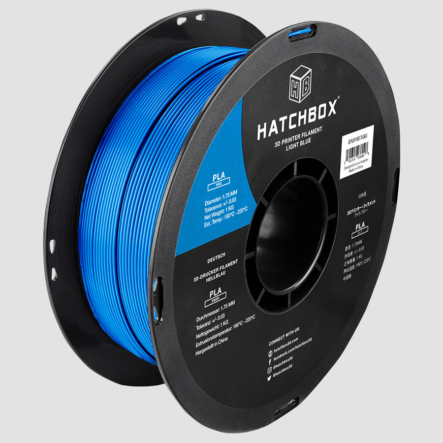 LIGHT BLUE PLA PRO+ FILAMENT - 1.75MM, 1KG SPOOL